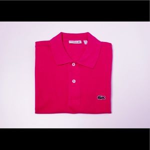 Pink Lacoste Polo